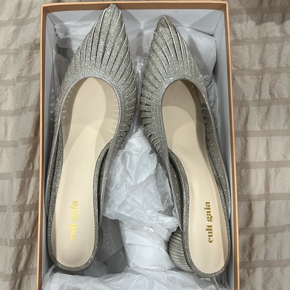 ⭐️ NEW ⭐️ CULT GAIA Alia Glitter Leather Mules - Picture 5 of 7